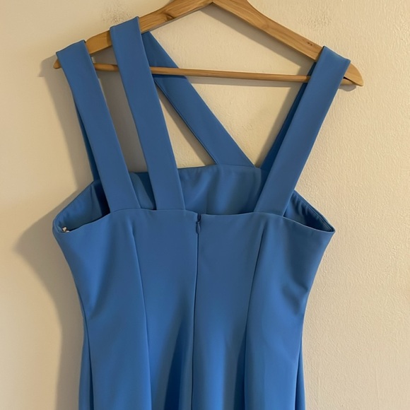 Cushnie Et Ochs The River Bandage Strap‎ Gown Women’s Size 8 Column Twill Blue - Picture 7 of 13